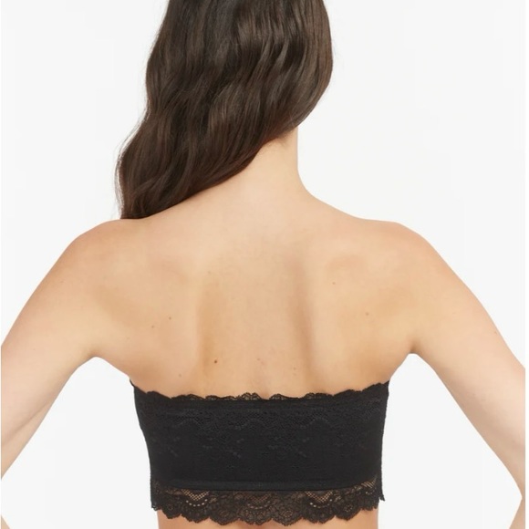 NWT. SPANX Undie-tectable® bandeau bra. Size XL. Black. - Picture 2 of 6